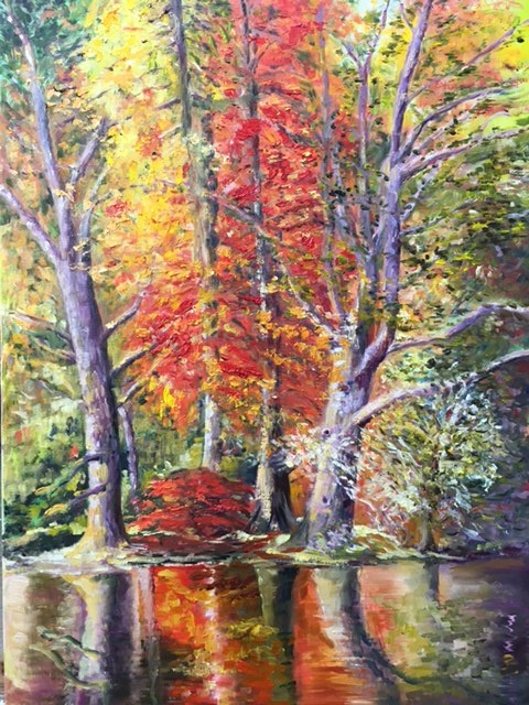 miroir d 'automne HUILE 61*46