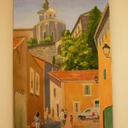 Montée des Doms Avignon - Huile