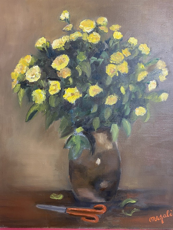 Bouquet aux ciseaux