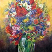 Bouquet !!! Format 73x60 Vendu