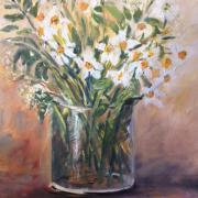 Clin d'oeil au printemps !  CP Huile 40*36 vendue