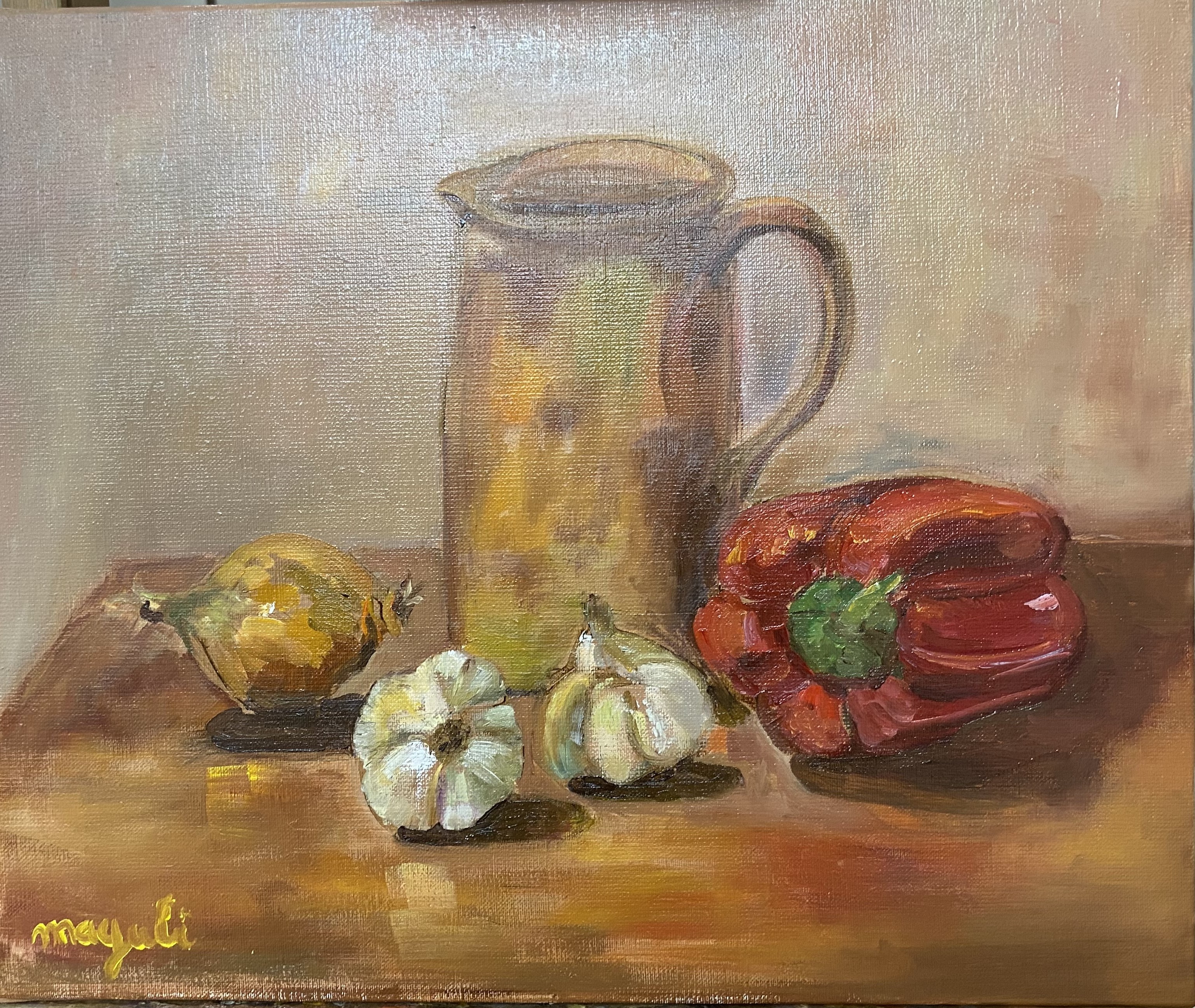 Cruche et poivron 