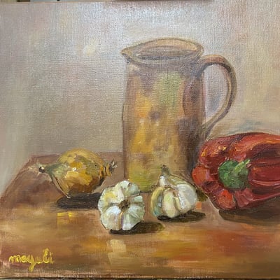 Cruche et poivron 