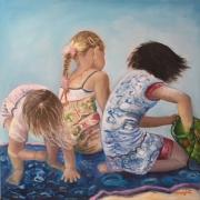 Enfants sur la plage