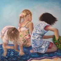 Enfants sur la plage