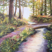 EVEIL DU PRINTEMPS huile 70*70 Toile Vendue