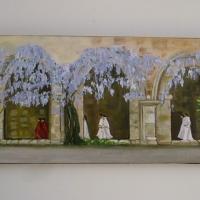 Glycines à Fontfroide - Huile - 2013 vendue