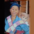 Jeune Femme Lao - Huile - 2013 Vendue