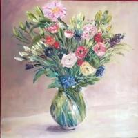 Petit bouquet printannier 40*40 Vendu