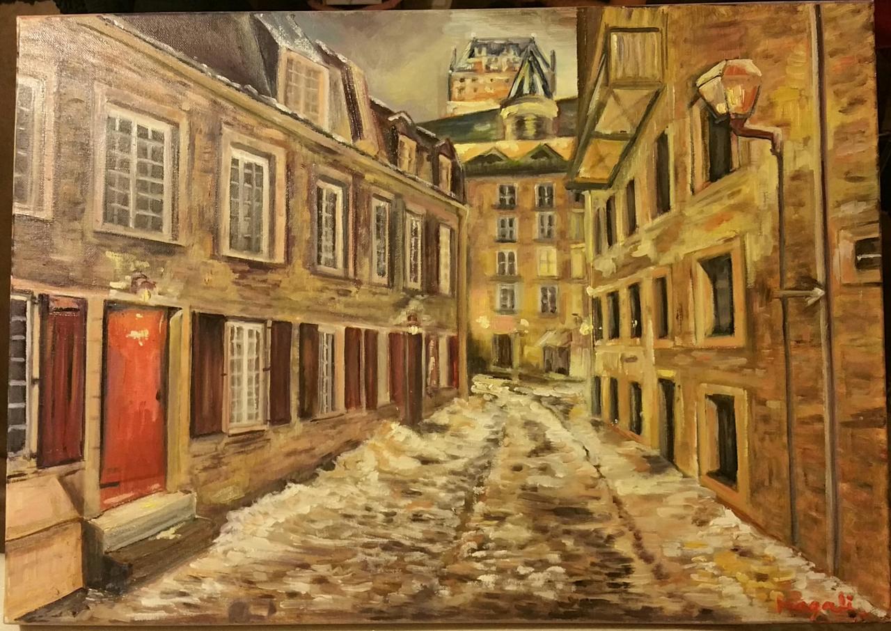 Québec sous la Neige Huile vendue