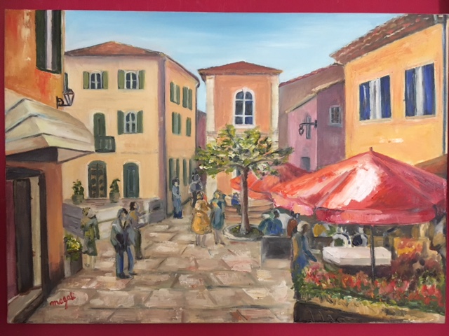 Roussillon place de la Mairie Toile Vendue