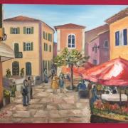 Roussillon place de la Mairie Toile Vendue