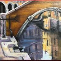 VISION DE VENISE HUILE 50*25 Vendue